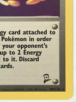 Super Energy Removal NM Base Set 2 108/130 Pokemon TCG Regular - Image 5