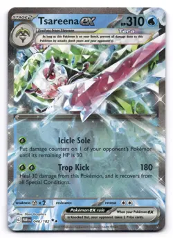 Tsareena ex NM 046/182 Holo Paradox Rift Pokemon Double Rare - Image 1