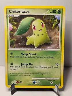 Chikorita [77/123] {Mysterious Treasures} Pokemon 2007 - Image 1