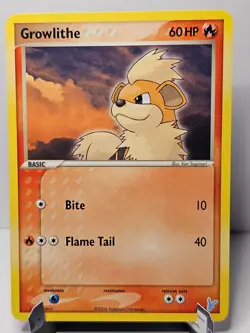Growlithe [4/12] {Ex Trainer Kit 2: Plusle & Minun} Pokemon 2006 - Image 4