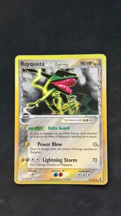 Rayquaza Holo Rare EX Delta Species 13/113 Pokemon #13 MP - Image 1