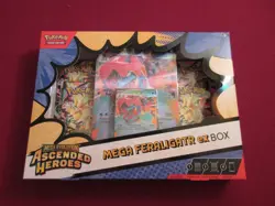 Pokemon TCG Mega Evolution Ascended Heroes Mega Feraligatr ex Box w/Promo ll - Image 1