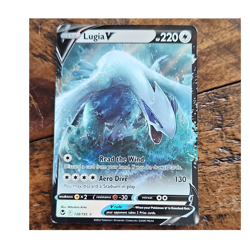 Lugia V 138/195 Ultra Rare Holo Silver Tempest Pokemon TCG 220 HP 130 Attack - Image 1