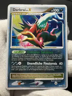 Darkrai LV.X DP19 ⭐ HOLO Blackstar PROMO aus Tin Box 2008 Pokemon Text Lesen ! - Image 1