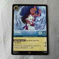 Disney Lorcana Moana - Curious Explorer 155/204 Winterspell - Image 1