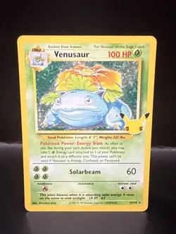 Pokemon Celebrations Venusaur 15/102 Classic Collection Holo Rare G - Image 1