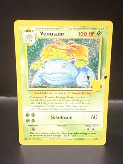 Pokemon Celebrations Venusaur 15/102 Classic Collection Holo Rare G - Image 2
