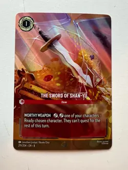 Disney Lorcana - Enchanted - The Sword Of Shan-Yu - 219/204•EN•8 - Image 1