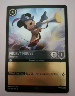 Disney Lorcana TCG - Fabled: Mickey Mouse (172/204) - Super Rare Foil - NM - Image 1