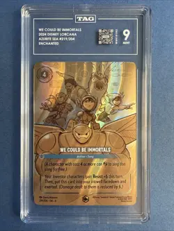 We Could Be Immortals 219/204 Enchanted 2024 Disney Lorcana TAG 9 Mint - Image 1