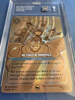 We Could Be Immortals 219/204 Enchanted 2024 Disney Lorcana TAG 9 Mint - Image 4