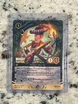 Woody Jungle Guide 53/P3 Lorcana Set Champ Participant Promo Wilds Unknown - Image 1