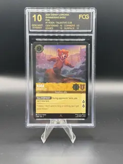 Disney Lorcana Shimmering Skies Koda Talkative Cub Foil FCG 10 - Image 1