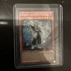 Yu-Gi-Oh! TCG Crowley, The Gifted Magistus Secret Raure BLMM 1st Edition - Image 1