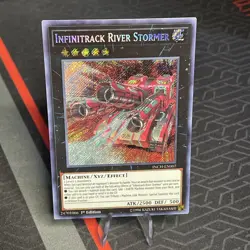 Infinitrack River Stormer INCH-EN007 Secret Rare 1st Edition Yu-Gi-Oh! - Image 1