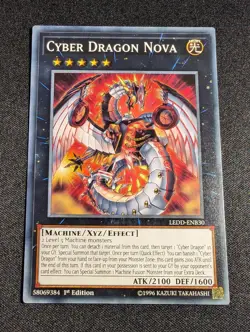 Yugioh - Cyber Dragon Nova LEDD-ENB30 1st Edition Common NM - Image 1