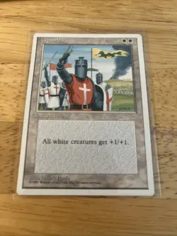 Magic: The Gathering Crusade Card Enchantment 4th Edition LP - Image 1