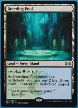 Breeding Pool Ravnica Allegiance MINT Land Rare MAGIC CARD (ID# 502714) ABUGames - Image 1