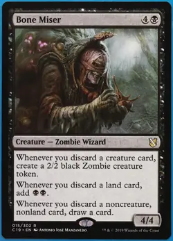 Bone Miser Commander 2019 MINT Black Rare MAGIC MTG CARD (ID# 502711) ABUGames - Image 1