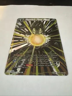 Dragon Ball Super Card Game Vegeta's Final Flash IAR Foil Card BT9-133 - Image 2
