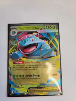Mega Venusaur EX 003/132 Mega Evolution ENGLISH Pokemon TCG Card NM IN HAND - Image 1