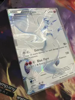 Pokemon TCG Reshiram Black and White Holo Card 113/114 2011 Full Art Edition - Image 2