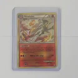 Ninetales 7/123 Reverse Holo Rare HeartGold SoulSilver Pokemon Card - Image 1