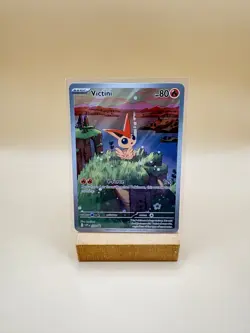 Victini SVP 208 - Illustration Rare Black Star Promo Pokemon TCG Card Full Art - Image 1