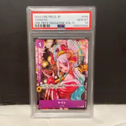 PSA10 One Piece Magazine Promo Yamato Oiran Card GEM MINT Bandai TCG Japan - Image 1