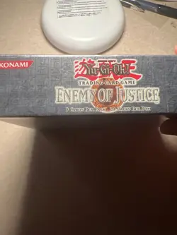 yugioh Shadow of Infinity & Enemy of Justice 1st ed hobby box empty - Image 2