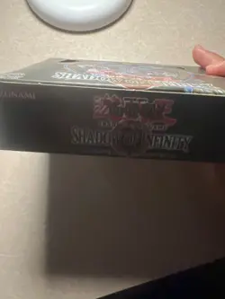 yugioh Shadow of Infinity & Enemy of Justice 1st ed hobby box empty - Image 4