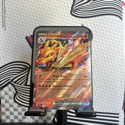 Pokemon Charizard GX Card - Brave Wing, Explosive Vortex - Image 1