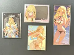 Marin Kitagawa Bundle - Bookmark, ZR-010, R, SSR - Genki 3 - Goddess Story Card - Image 1