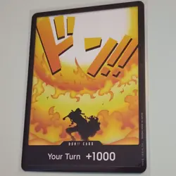 One Piece Card Game Bandai Don!! Card ED05 "Your Turn +1000" ENG Regular Ace - Image 1