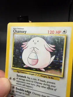 Chansey 3/102 Holo 1999 WOTC Pokemon TCG Base Set Unlimited Rare Card LP - Image 4