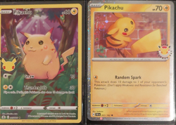 Pokemon TCG 2021 Pikachu Lot — 005/025, 051/162 Regular & Holo 2 Cards - Image 1