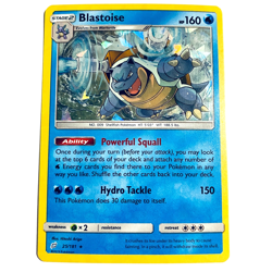 Pokemon Card TCG: Blastoise 25/181 - Cracked Ice Holo - Team Up LP - Image 1