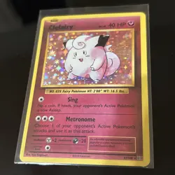 Pokemon TCG Clefairy Evolutions 63/108 Reverse Holo Holo Rare Card NM - Image 1
