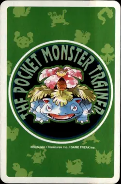 Vintage Pokemon Pocket Monster Trainer Playing Cards #3 of Hearts Poliwrath - Image 2
