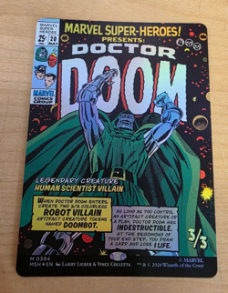 MTG: Doctor Doom (Borderless) - Marvel Super Heroes (MSH) FOIL - Image 1