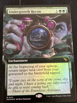 Undergrowth Recon (Extended Art) Murders at Karlov Manor Foil NM-M Unplayed - Image 1