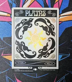 Plains 0888 NM Foil MTG Secret Lair Bonus Card Basic Land Unplayed Magic - Image 1