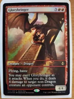 Glorybringer NM FOIL Game Day Promo Amonkhet MTG FREE SHIPPING - Image 1