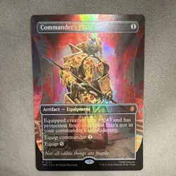 Magic: The Gathering Commander's Plate 0135 Foil Rare English (TMNT) - Image 1