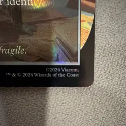 Magic: The Gathering Commander's Plate 0135 Foil Rare English (TMNT) - Image 4