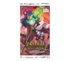 PRIMAL CCG TRADING CARD GAME PROMO PACK SEALED 2023 - Image 1