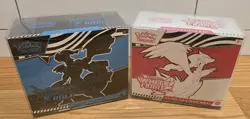 Black Bolt & White Flare Elite Trainer Box Pokemon TCG x2 ETB SEALED + Protector - Image 1