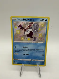 Pokemon Galarian Mr. Mime SV020/SV122 Shining Fates Shiny Vault SHINY HOLO RARE - Image 1