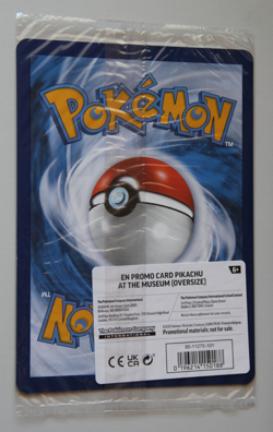 Pokemon "Pikachu at the Museum" PROMO *Oversized* Original Sealed - Near Mint - Image 2