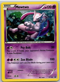 Mewtwo XY100 Holo Promo XY Promo Pokemon - Image 1